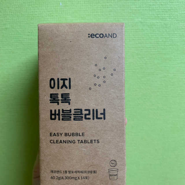 [에코앤드]이지톡톡 버블클리너 1종세척제 리뷰 사진