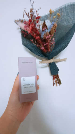 땡큐파머 미라클 에이지 리페어 세럼 — 4점을 준 리뷰어가 2019년 9월 올린 사용 사진