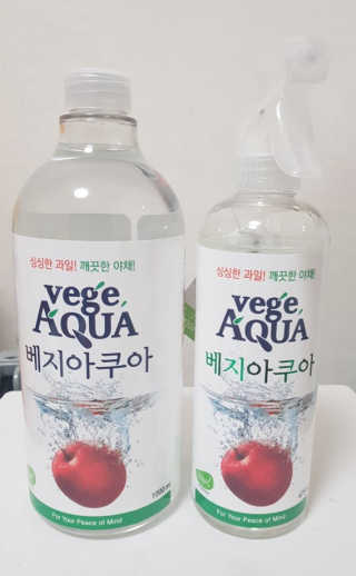 베지아쿠아 475ml + 리필 1000ml 1Set — 4점을 준 리뷰어가 2019년 6월 올린 사용 사진
