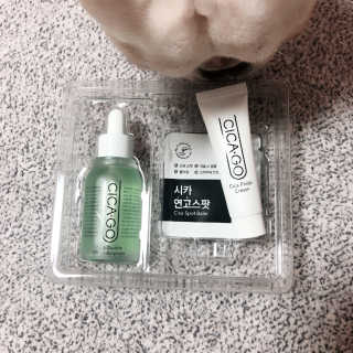 시카고 시카 더블 이펙트 앰플 30ml 기획세트 — 5점을 준 리뷰어가 2018년 8월 올린 사용 사진