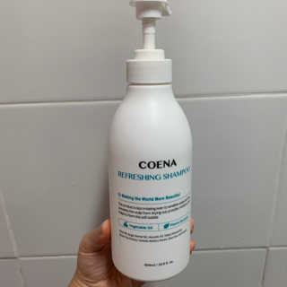 코에나샴푸 500ml — 4점을 준 리뷰어가 2019년 7월 올린 사용 사진