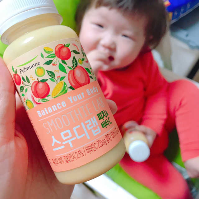 스무디랩 피치&비타 리뷰 사진