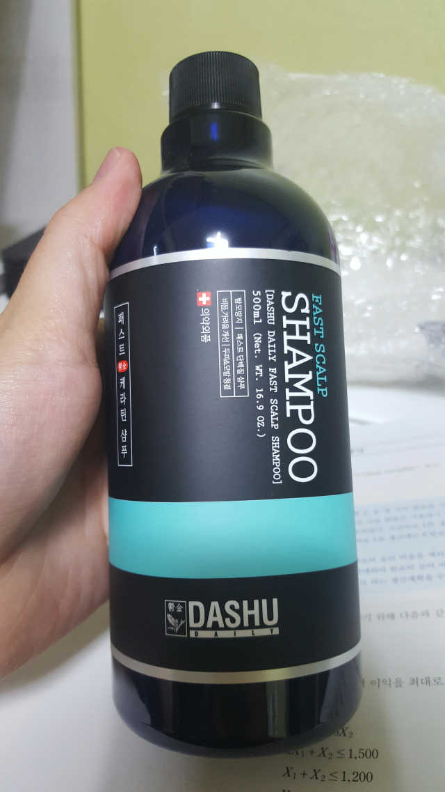 다슈 데일리 패스트 한방 두피 샴푸 500ml 리뷰 사진
