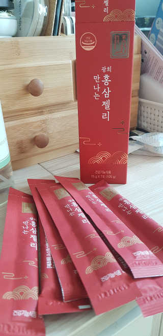 광희생활건강 만나는 홍삼젤리 — 5점을 준 리뷰어가 2020년 3월 올린 사용 사진