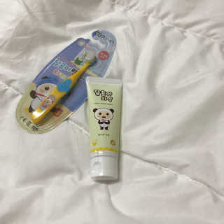 달곰이 어린이 치약+어린이 칫솔 SET — 4점을 준 리뷰어가 2017년 8월 올린 사용 사진