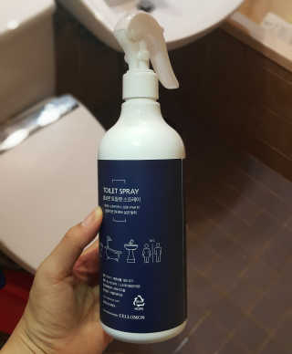 셀로몬 토일렛 스프레이 500ml — 4.5점을 준 리뷰어가 2018년 5월 올린 사용 사진