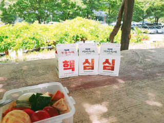 [매일유업] 우유속에 어쩌구_7개 모바일쿠폰 — 4.5점을 준 리뷰어가 2019년 6월 올린 사용 사진