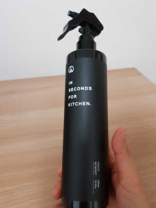 PEACE MOMENT 피스모먼트 인세컨즈포키친 320mL 천연살균소독제 — 3점을 준 리뷰어가 2019년 2월 올린 사용 사진