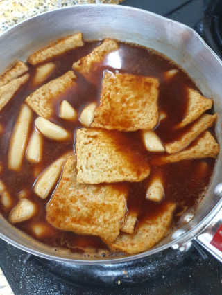 잠실맛집,홍코너떡볶이가우리집에[옛날맛,짜장맛옵션] — 5점을 준 리뷰어가 2019년 12월 올린 사용 사진