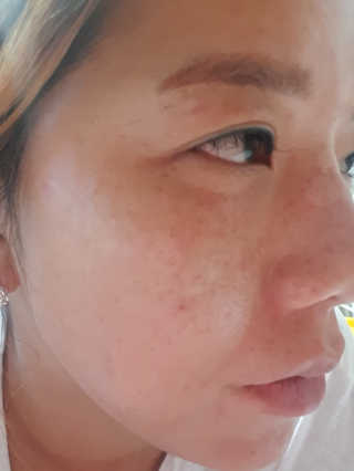 오밸라 올데이 블루쉴드 썬크림 — 5점을 준 리뷰어가 2019년 10월 올린 사용 사진
