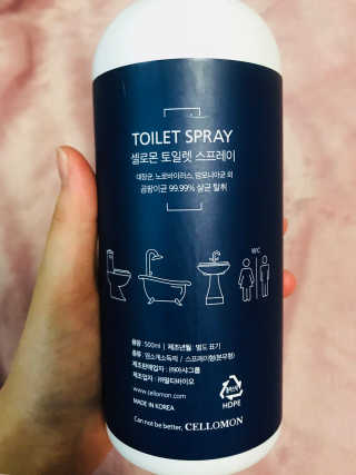 셀로몬 토일렛 스프레이 500ml — 5점을 준 리뷰어가 2018년 5월 올린 사용 사진