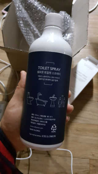 셀로몬 토일렛 스프레이 500ml — 5점을 준 리뷰어가 2018년 5월 올린 사용 사진