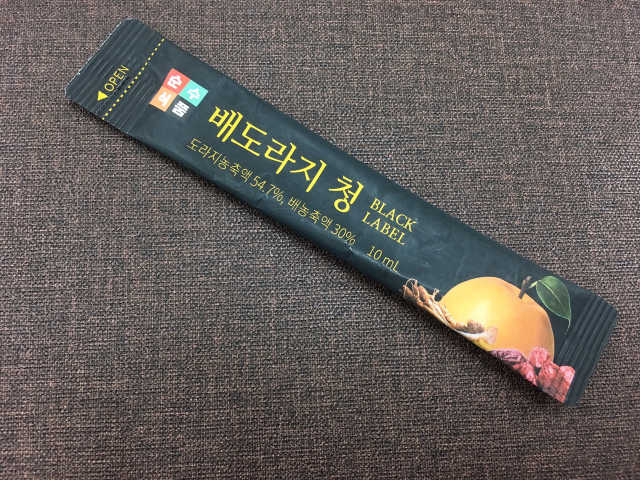 배도라지청 블랙라벨 리뷰 사진