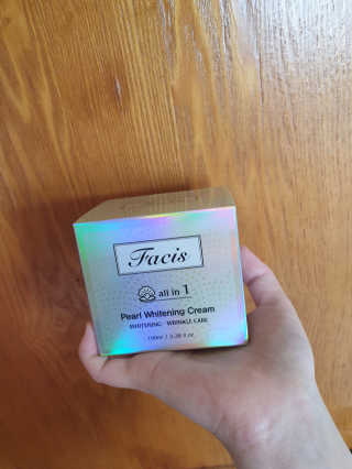 파시스 올인원 진주 화이트닝 크림 100ml — 5점을 준 리뷰어가 2019년 4월 올린 사용 사진
