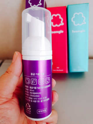 폼글 I foamgle [폼글] 거품가글 50ml 3종 - 민트, 라벤더, 라즈베리 — 5점을 준 리뷰어가 2019년 11월 올린 사용 사진