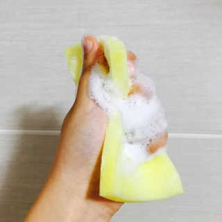 사비아 바디버블 스폰버블 — 5점을 준 리뷰어가 2017년 11월 올린 사용 사진