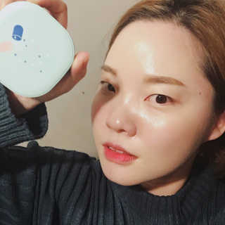 딜라잇18 알약쿠션 — 3.5점을 준 리뷰어가 2016년 10월 올린 사용 사진