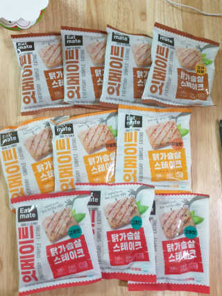 랭킹닭컴 잇메이트 닭가슴살 스테이크 혼합 1kg — 5점을 준 리뷰어가 2019년 12월 올린 사용 사진
