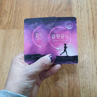 [감량공식] 다이어트 건강기능식품 신규 캠페인 — 5점을 준 리뷰어가 2020년 3월 올린 사용 사진