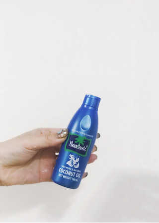 파라슈트 100퍼 코코넛오일 100ml — 5점을 준 리뷰어가 2018년 9월 올린 사용 사진