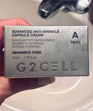 G2CELL 어드밴스드 안티 링클 캡슐 크림 — 3.5점을 준 리뷰어가 2019년 3월 올린 사용 사진