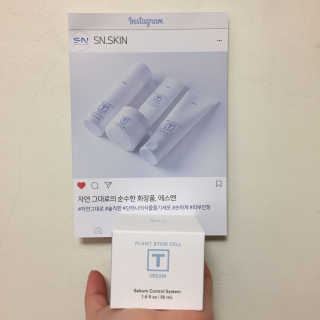 SN 에스엔 티크림 — 5점을 준 리뷰어가 2017년 12월 올린 사용 사진
