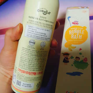 꼬모조이 탱글탱글 구름 콩순이 버블바스 — 5점을 준 리뷰어가 2019년 12월 올린 사용 사진