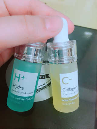 클리앳 x 클리앳 콜라겐+하이드라 컨센트레이트앰플 각 12ml — 4.17점을 준 리뷰어가 2018년 3월 올린 사용 사진