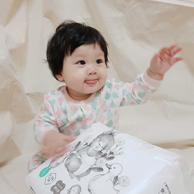 에코씽씽 팬터기저귀 1팩 리뷰 사진