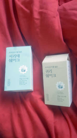 착한습관 귀리쉐이크와 서리태쉐이크 — 5점을 준 리뷰어가 2018년 8월 올린 사용 사진