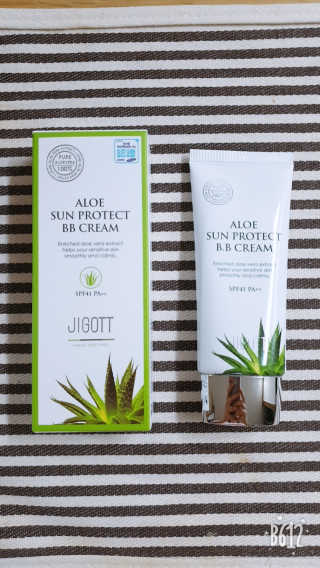 지고트 알로에 선프로텍트 비비크림 50ml — 5점을 준 리뷰어가 2019년 6월 올린 사용 사진
