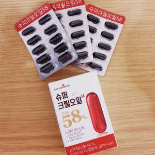 메이준뉴트리 슈퍼 크릴 오일58 1000mg x 30캡슐 — 5점을 준 리뷰어가 2020년 2월 올린 사용 사진