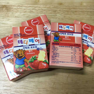 메디미 인탁트 테디베어 포도당 딸기맛 — 5점을 준 리뷰어가 2018년 1월 올린 사용 사진