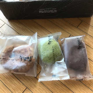 착한떡  초코찹쌀떡,녹차찹쌀떡,바게트떡 세트 — 1.5점을 준 리뷰어가 2019년 8월 올린 사용 사진