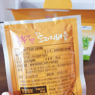 농부가짠 맑은 도라지배즙 — 5점을 준 리뷰어가 2020년 2월 올린 사용 사진