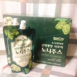 장수농가 남태평양 사모아 노니 원액 1L or 200mlx10팩 중 택 1 — 4.5점을 준 리뷰어가 2019년 1월 올린 사용 사진