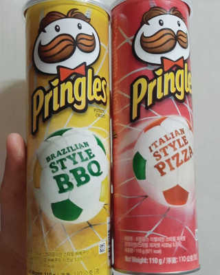 프링글스 브라질리안 BBQ, 이탈리안 PIZZA — 5점을 준 리뷰어가 2018년 5월 올린 사용 사진
