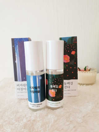 르플랑 제주 패브릭 퍼퓸 60ml 8종 — 5점을 준 리뷰어가 2018년 9월 올린 사용 사진