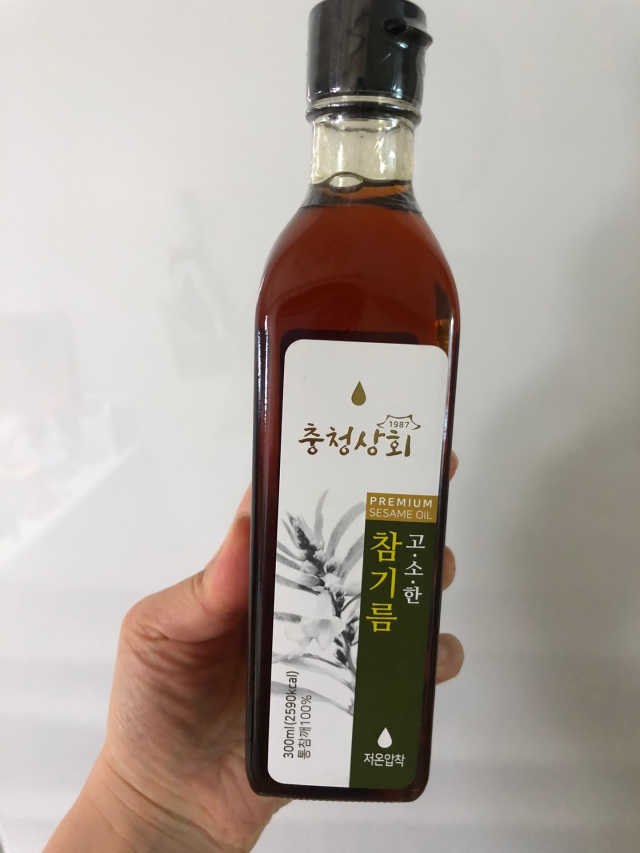 충청상회 고소한 참기름 리뷰 사진