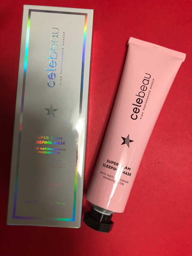 셀레뷰 슈퍼 글램 슬리핑 마스크 리뷰 사진