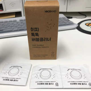 [에코앤드]이지톡톡 버블클리너 1종세척제 — 5점을 준 리뷰어가 2019년 6월 올린 사용 사진