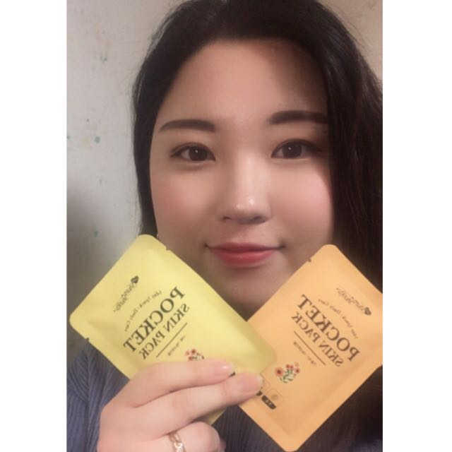 러블리샤루샤루포켓스킨팩 리뷰 사진