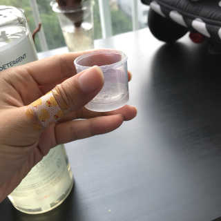 고위드 올인원 천연 세탁세제 — 5점을 준 리뷰어가 2018년 7월 올린 사용 사진