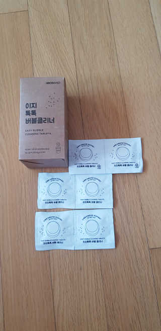 [에코앤드]이지톡톡 버블클리너 1종세척제 — 5점을 준 리뷰어가 2019년 6월 올린 사용 사진