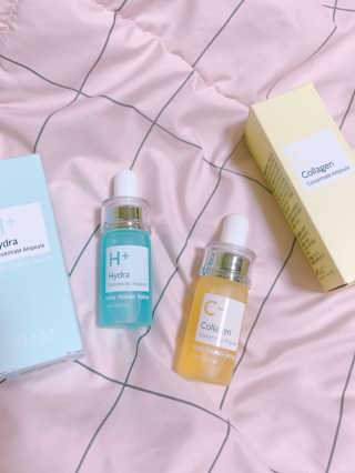 클리앳 x 클리앳 콜라겐+하이드라 컨센트레이트앰플 각 12ml — 4.5점을 준 리뷰어가 2018년 3월 올린 사용 사진