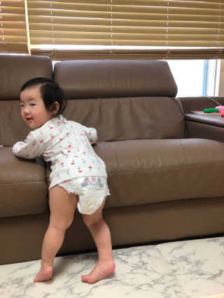 보솜이 베이비케어 팬티형 기저귀 — 5점을 준 리뷰어가 2019년 3월 올린 사용 사진