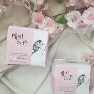 메이앤준 소프트맥스 생리대 — 5점을 준 리뷰어가 2019년 4월 올린 사용 사진