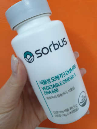 소버스 식물성 오메가3 DHA 600 — 5점을 준 리뷰어가 2020년 3월 올린 사용 사진