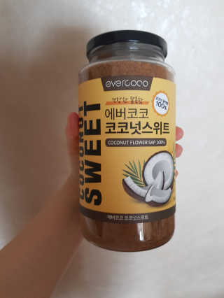 에버코코 코코넛 슈가 — 5점을 준 리뷰어가 2019년 7월 올린 사용 사진