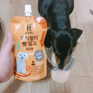 닥터할리펫밀크 8종 — 5점을 준 리뷰어가 2018년 9월 올린 사용 사진